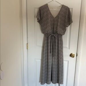 Sienna Sky Black and White Maxi Dress